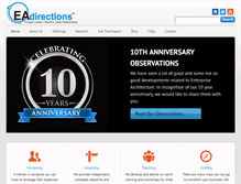 Tablet Screenshot of eadirections.com